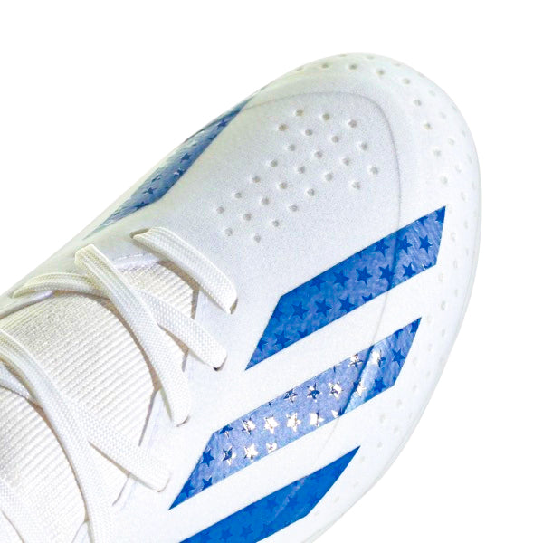 adidas X Crazyfast USA.3 Firm Ground Soccer Cleats (White/Power Blue)