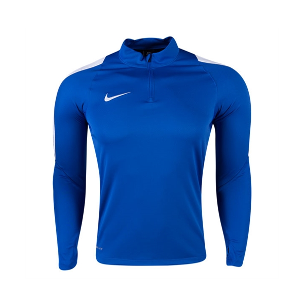 Nike Men's 1/4 Zip Squad 16 Drill Top (Royal) | Soccer Wearhouse