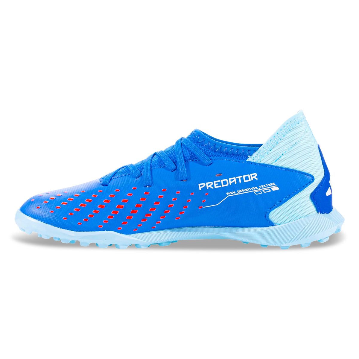 adidas Youth Predator Accuracy.3 Turf Soccer Shoes (Bright Royal/Cloud White/Bliss Blue)