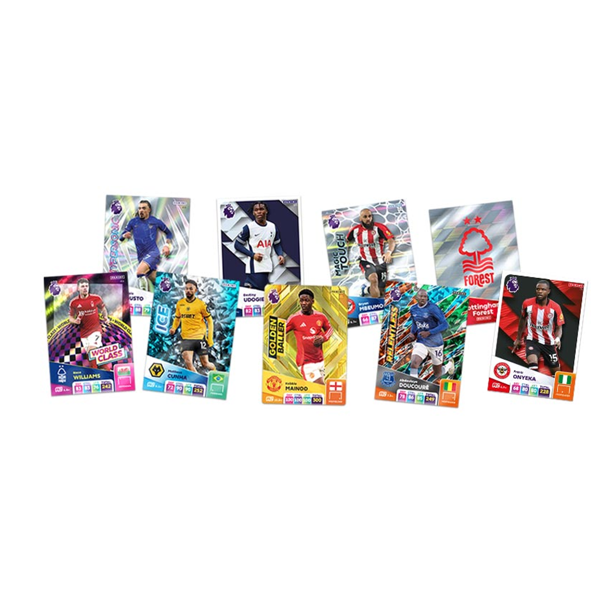 Panini Premier League 2025 Adrenalyn XL Plus Trading Card Box (50 Packs)