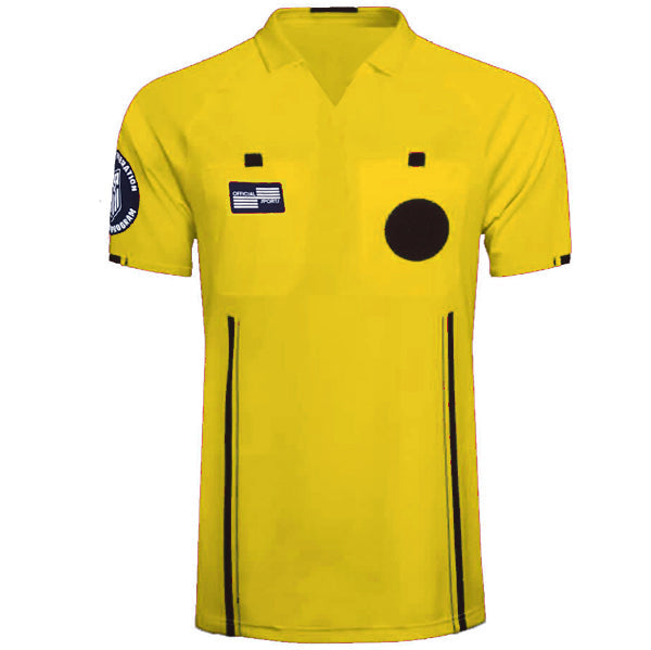 Official Sports Referre Jersey 9174 USSF Economy SS (Yellow) | Soccer Wearhouse