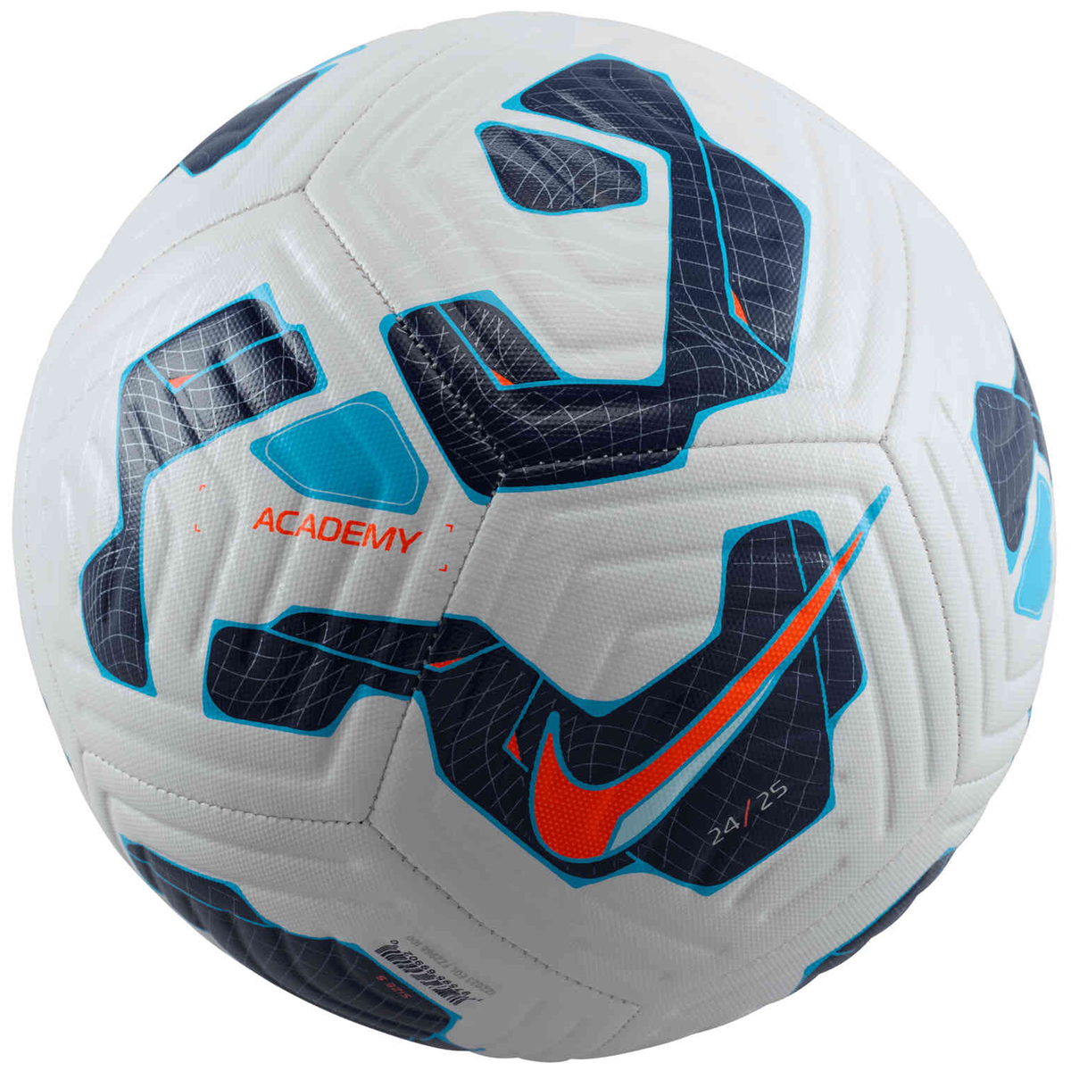 Nike Academy Ball 24/25 (White/Blackened Blue/Hyper Crimson)