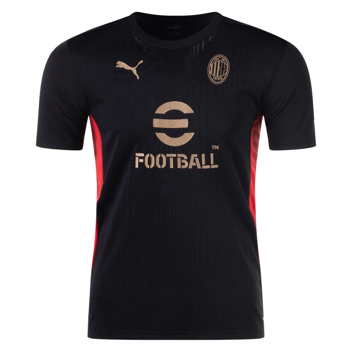 Puma AC Milan Training Jersey 24/25 (Black/Red/Gold)