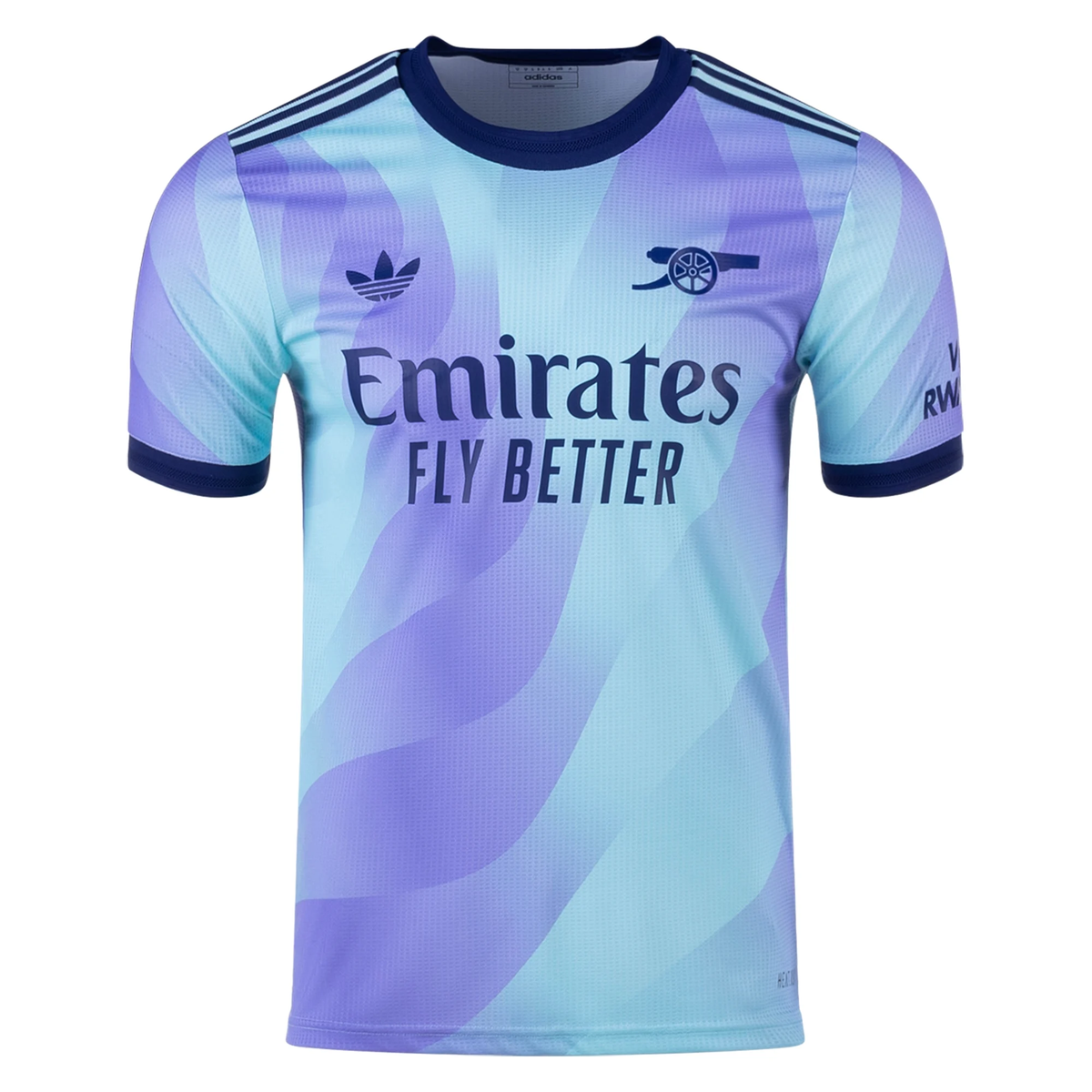 adidas Arsenal Authentic Third Jersey 24/25 (Clear Aqua/Light Flash Purple)