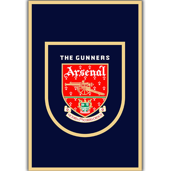 Arsenal FC Vintage Crest Poster | Soccer Wearhouse