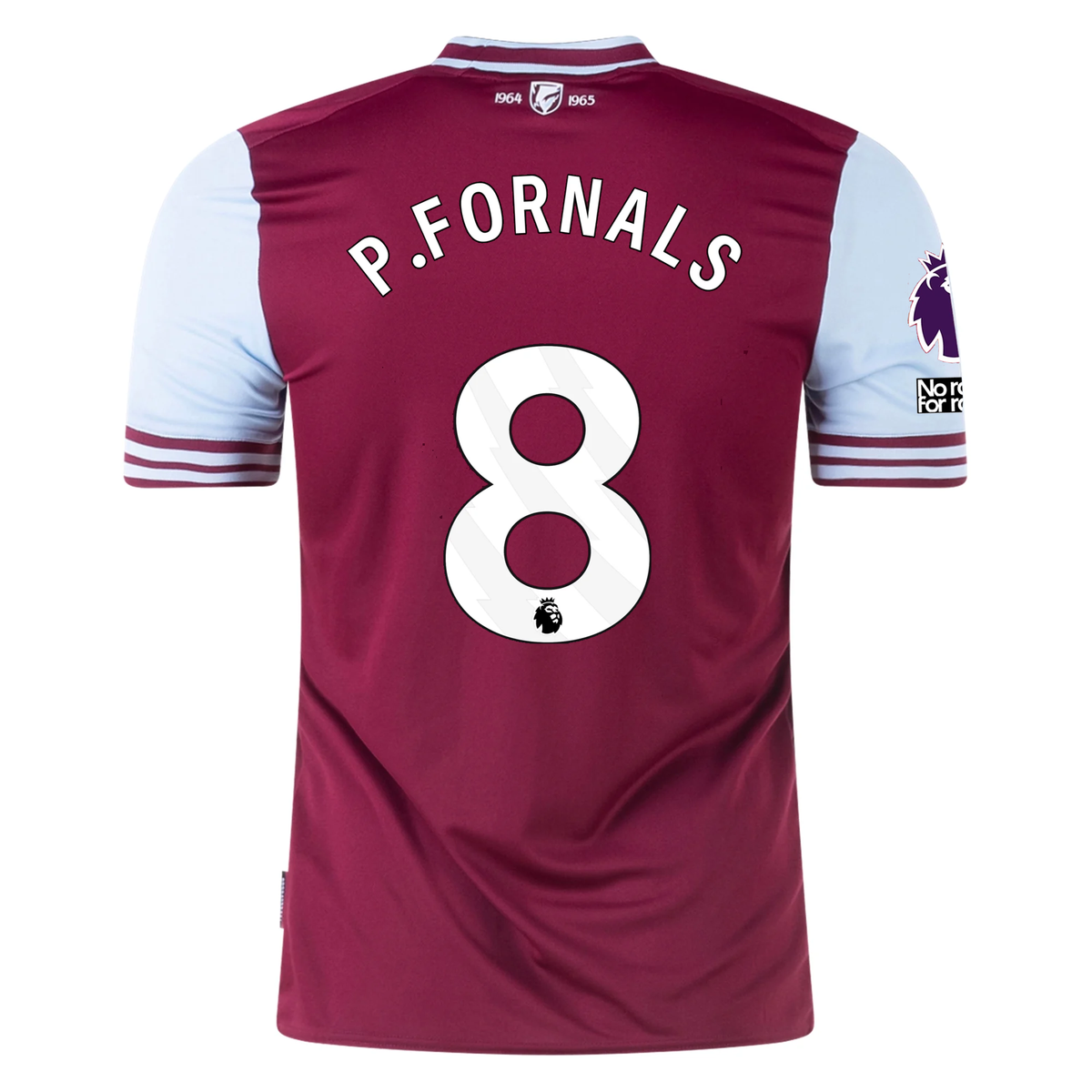 Umbro West Ham Pablo Fornals Home Jersey w/ EPL + No Room For Racism Patches 24/25 (Maroon/Sky Blue)