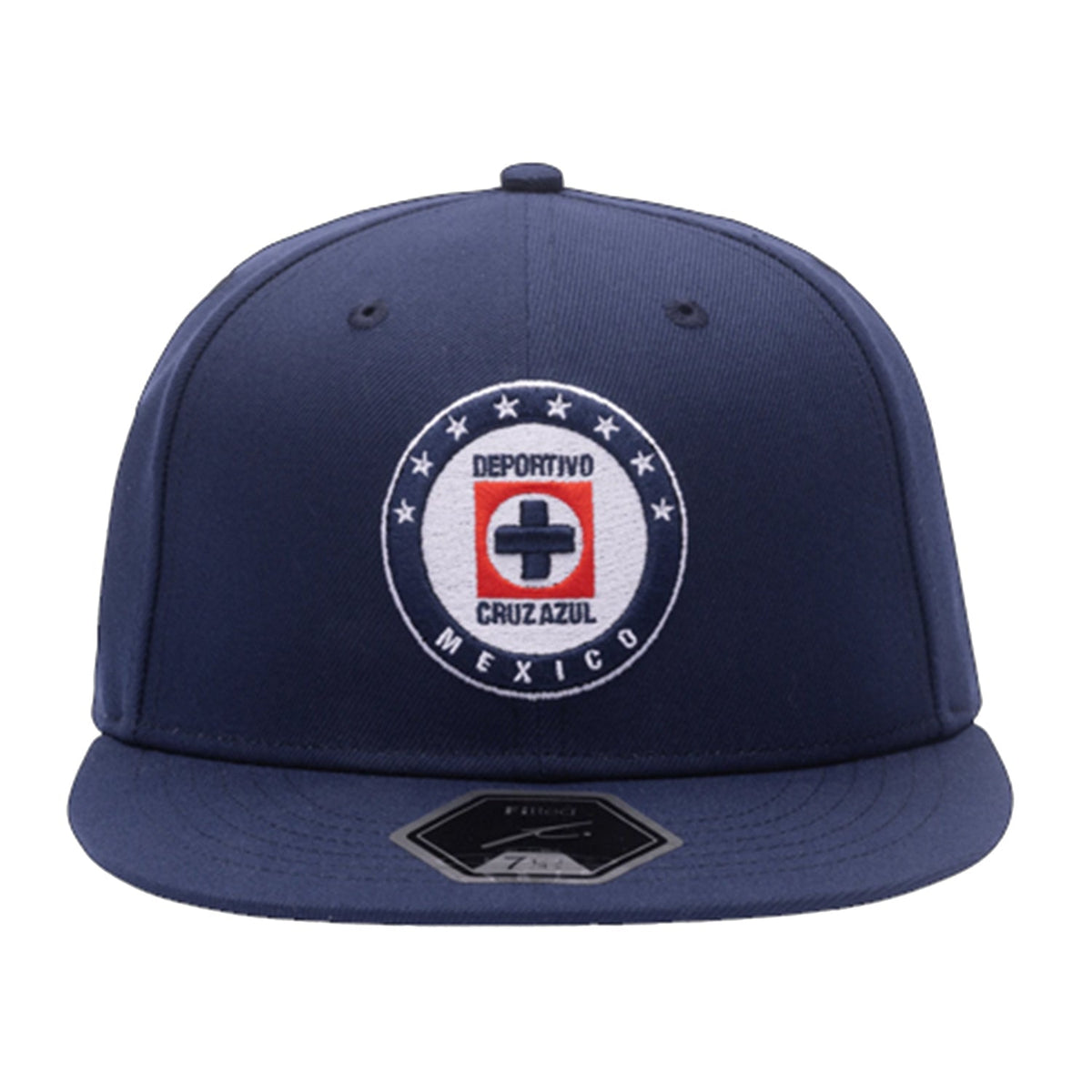 Fan Ink Cruz Azul Adjustable Flat Billed Hat (Navy)