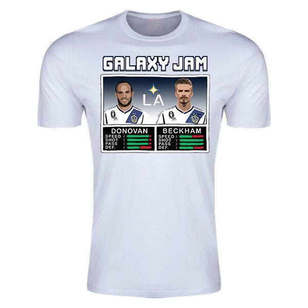 LA Galaxy Jam - Donovan and Beckham Retro T-Shirt | Soccer Wearhouse