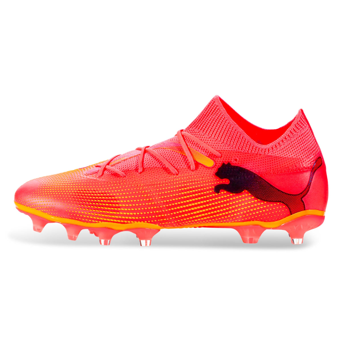 Puma Future 7 Match FG/AG Soccer Cleats (Sunset Glow/Puma Black)