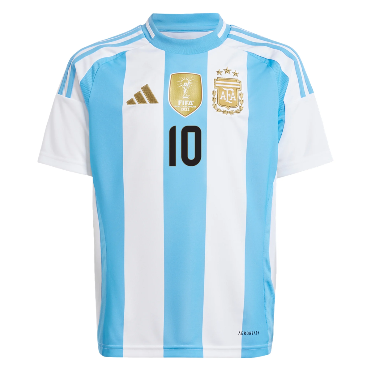 adidas Youth Argentina Diego Maradona Home Jersey 24/25 (White/Blue Burst)