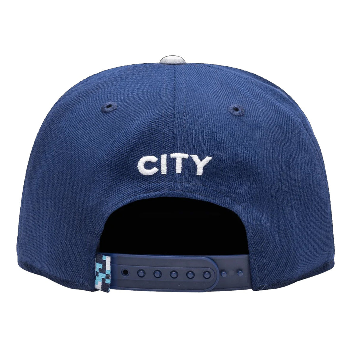 Fan Ink Manchester City America's Game Glow Edition Snapback Hat (Dark Royal)