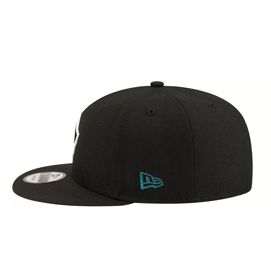 New Era Los Angeles LA Galaxy 9Fifty Third Jersey Hook Third Adjustable Hat (Black)