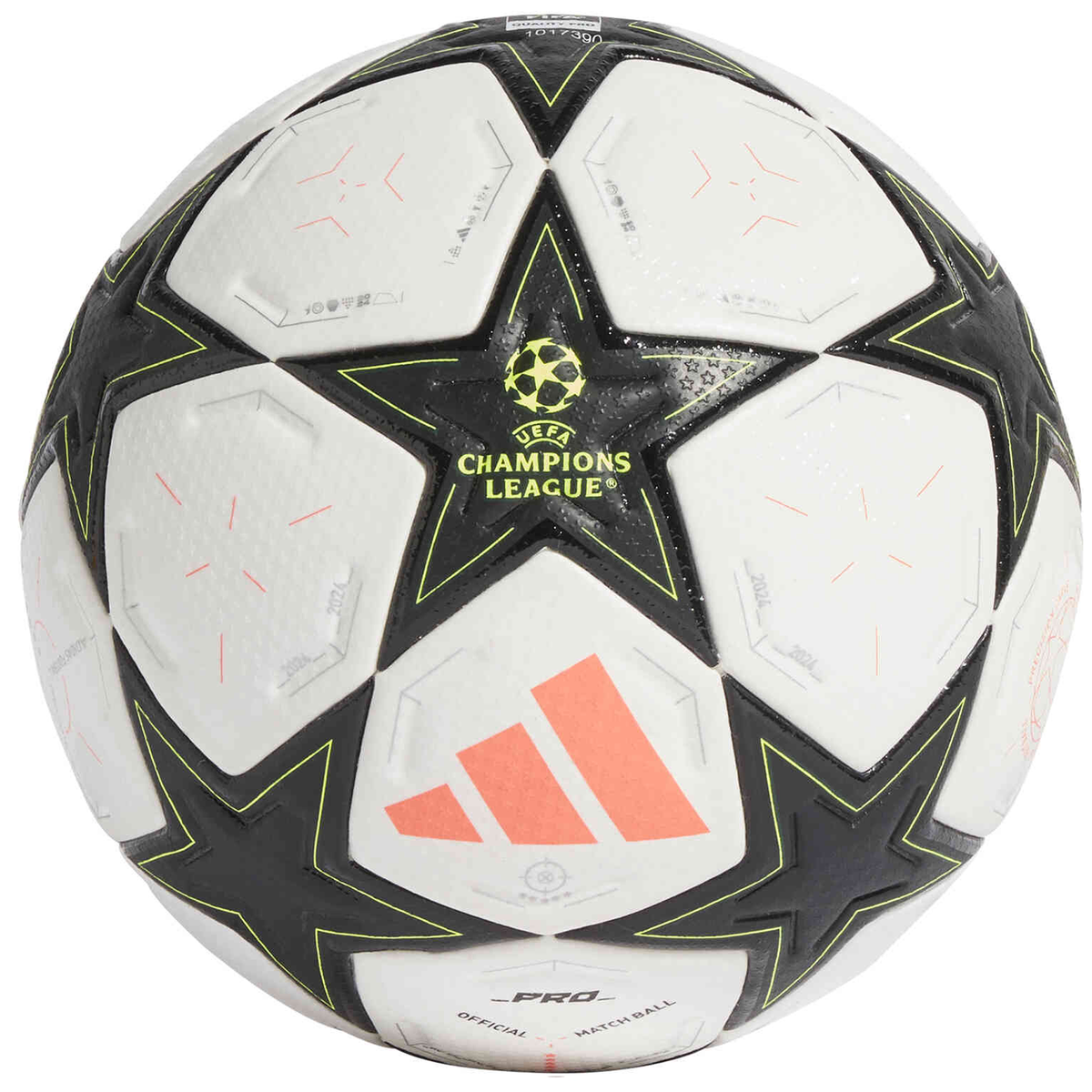 adidas UEFA Champions League Official Match Ball 24/25 (White/Black)