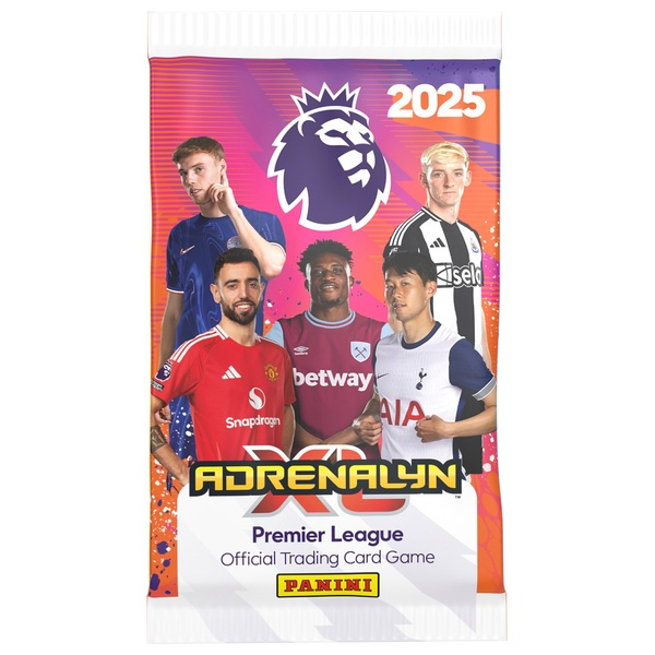 Panini Premier League 2025 Adrenalyn XL Plus Trading Card Box (50 Packs)