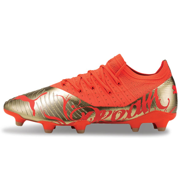 Puma Future Z 2.4 Neymar Jr FG/AG Soccer Cleats (Fiery Coral/Gold)