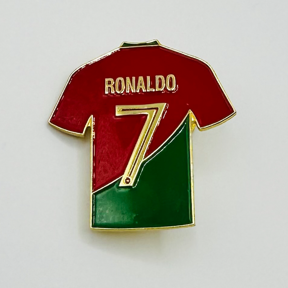 Ronaldo Portugal Jersey Enamel Pin