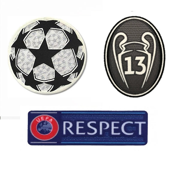 Champions League Real Madrid Patch Set | Soccer Wearhouse