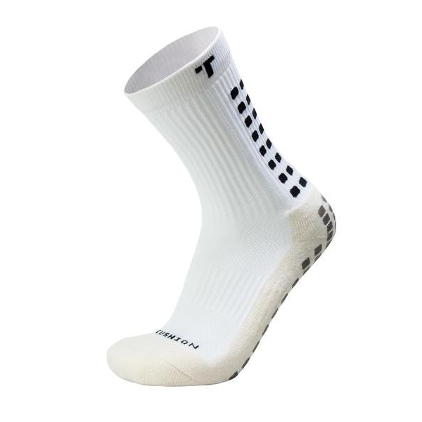 TRUsox 3.0 Mid-Calf Crew Grip Socks (White)