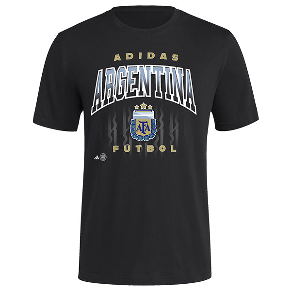adidas Argentina Retro Heritage T-Shirt (Black)