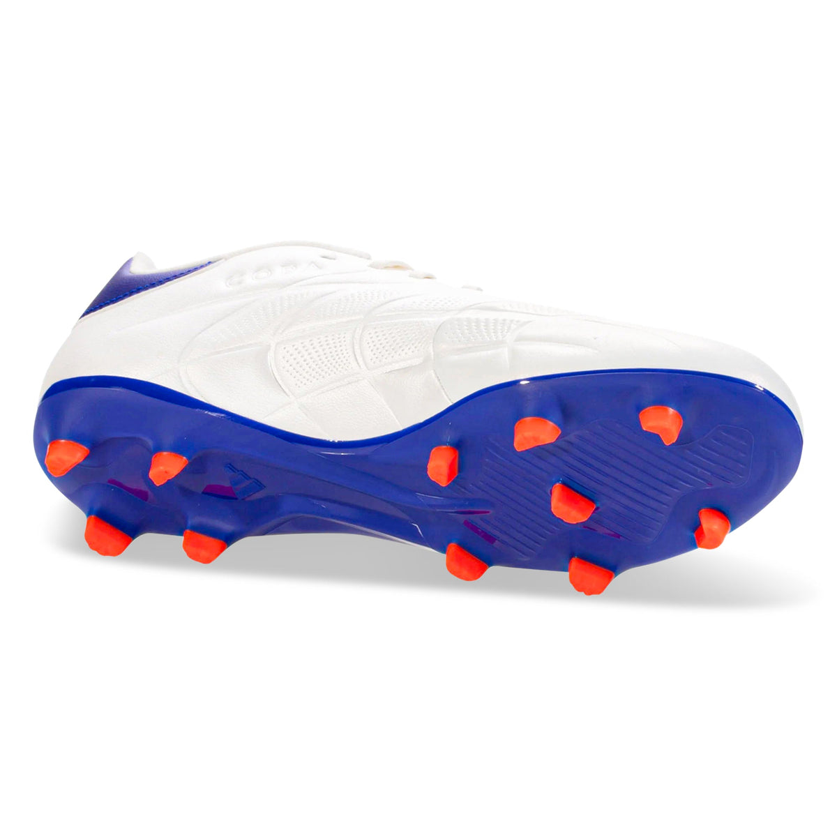 adidas Copa Pure 2 League FG (White/Lucid Blue/Solar Red)