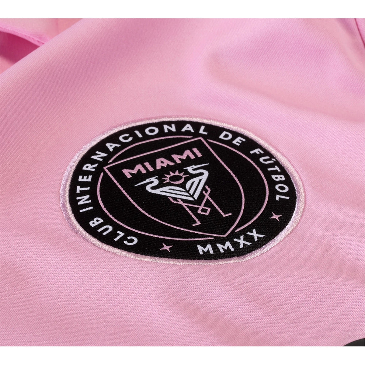 adidas Inter Miami Jean Mota Home Jersey 23/24 w/ MLS + Leagues Cup Patch + Match Details (True Pink/Black)