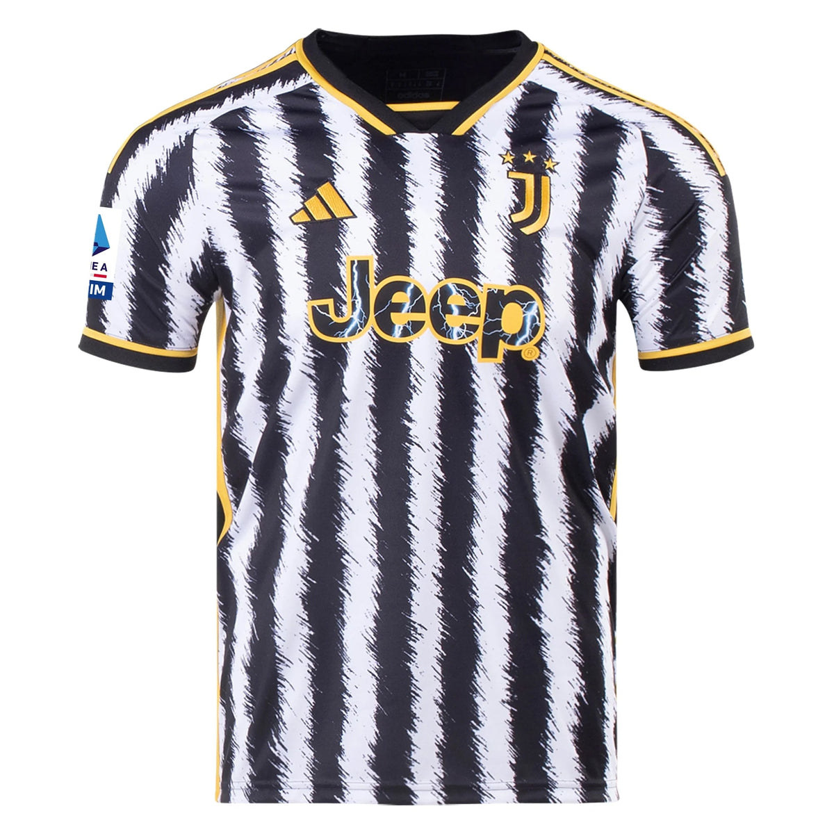 adidas Bonucci Juventus Home Jersey w/ Serie A Patch 23/24 (Black/White)