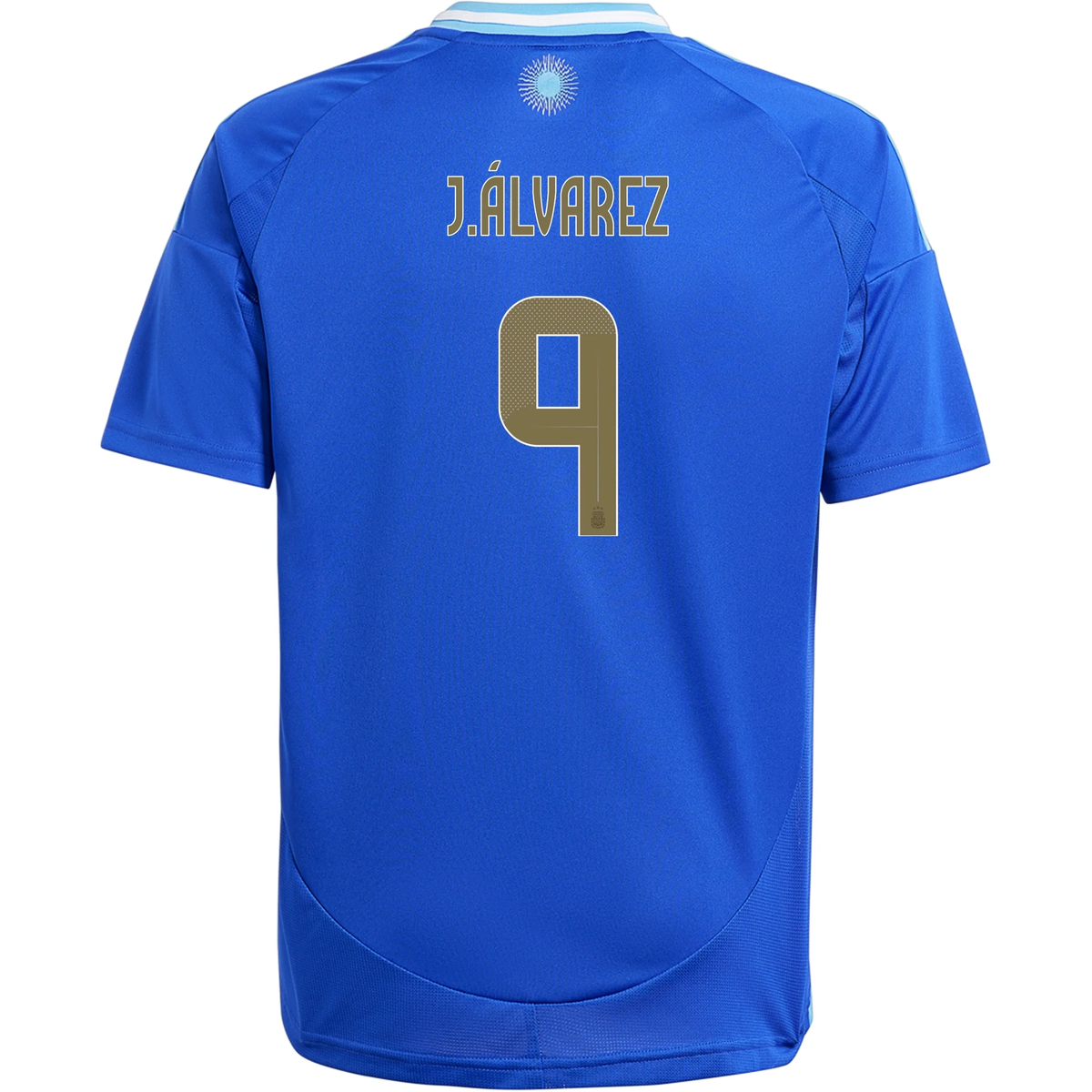 adidas Youth Argentina Julian Alvarez Away Jersey 24/25 (Lucid Blue/Blue Burst)