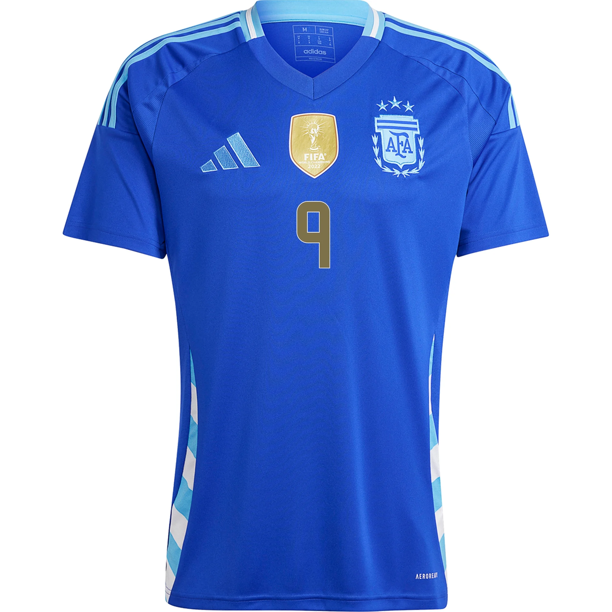 adidas Argentina Julian Alvarez Away Jersey 24/25 (Lucid Blue/Blue Burst)