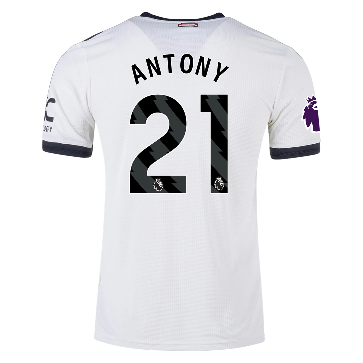 adidas Manchester United Antony Authentic Third Jersey w/ EPL Patch 24/25 (Off White)