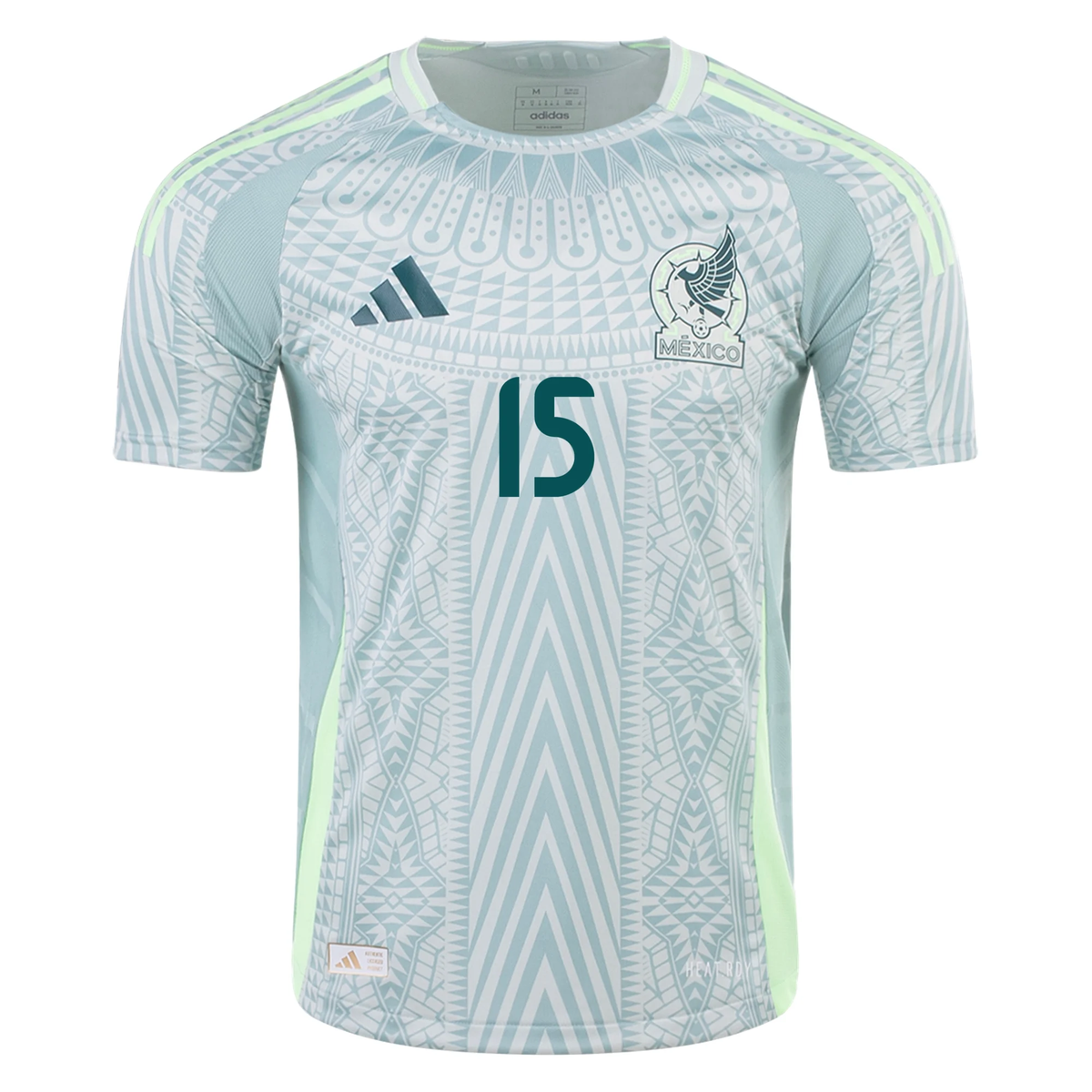 adidas Mens Mexico Authentic Uriel Antuna Away Jersey 24/25 (Linen Green)