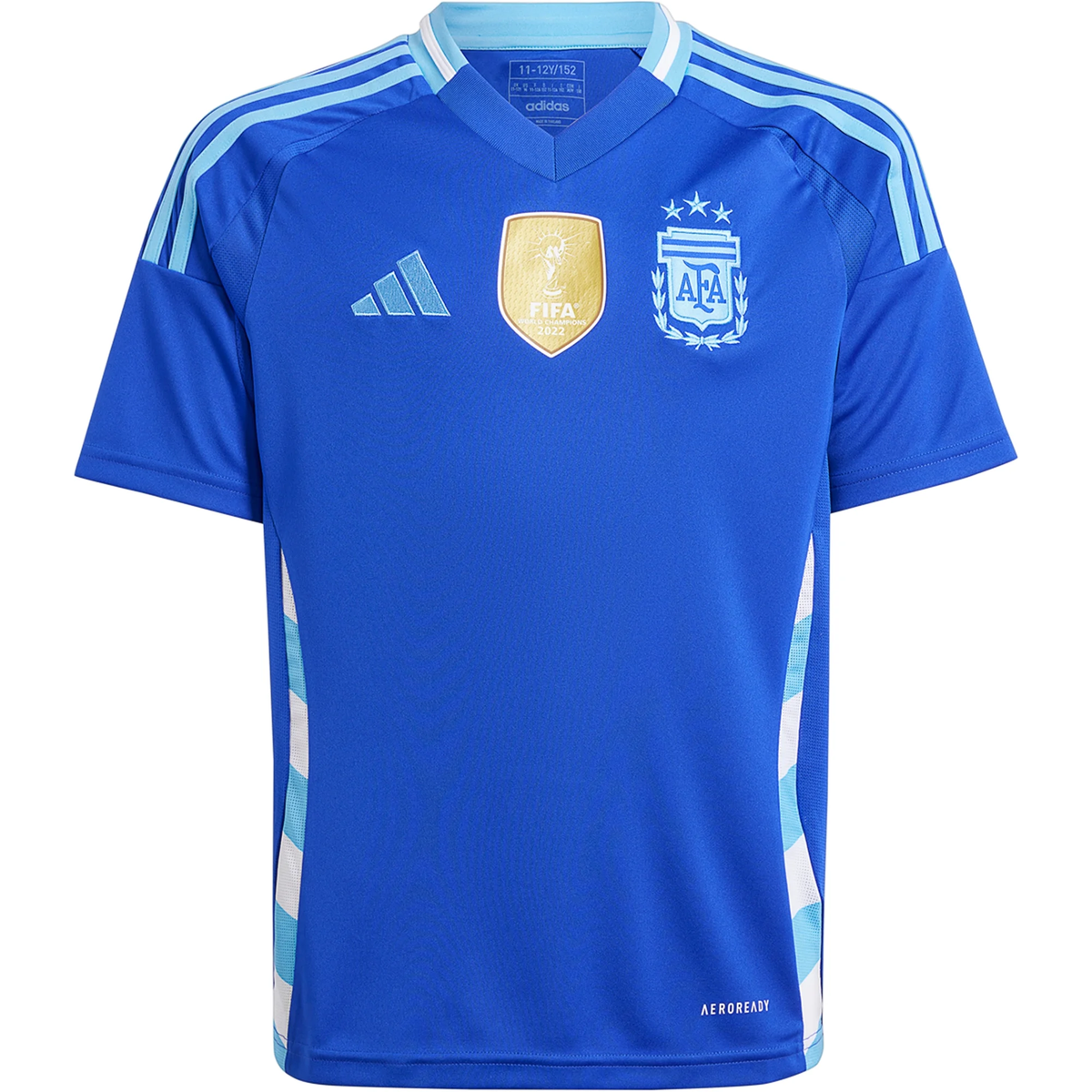 adidas Youth Argentina Away Jersey 24/25 (Lucid Blue/Blue Burst)