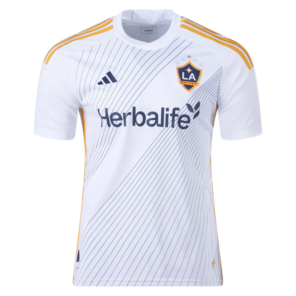 adidas LA Galaxy Authentic Home Jersey 24/25 (White/Yellow/Navy)