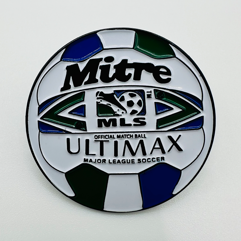 MLS Mitre Ball Retro Enamel Pin