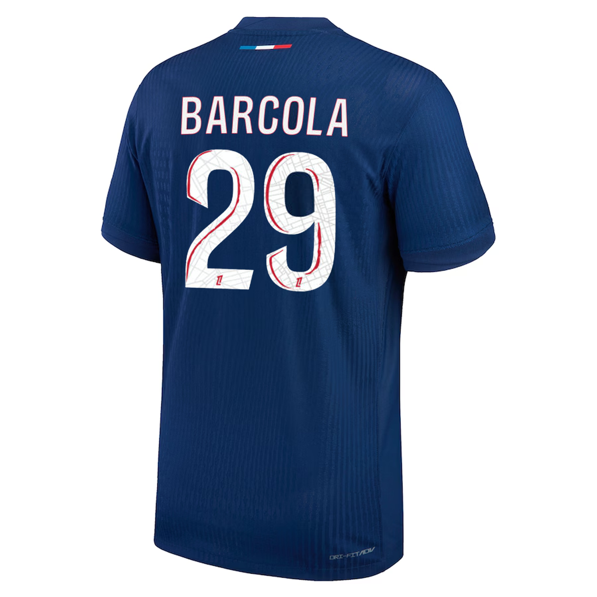 Nike Paris Saint-Germain Match Authentic Bradley Barcola Home Jersey 24/25 (Midnight Navy/White)