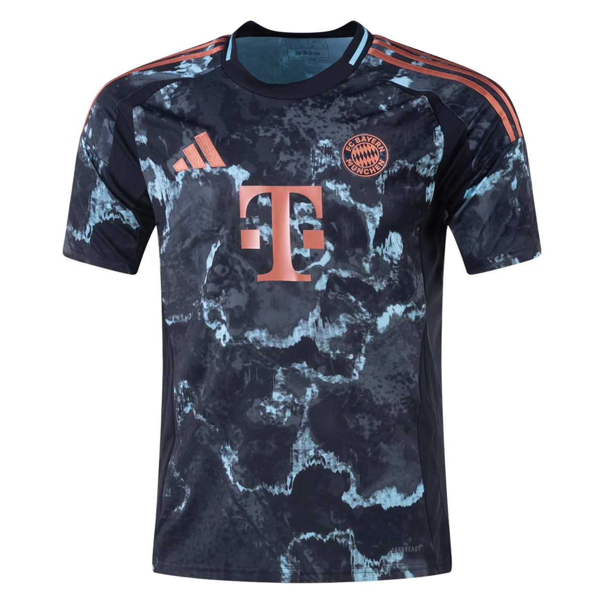 adidas Bayern Munich Away Jersey 24/25 (Black/Copper/Blue)