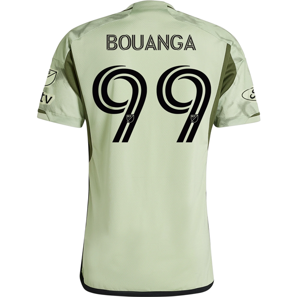 adidas LAFC Authentic Denis Bouanga Away Jersey w/ MLS + Apple TV + Ford Patches 24/25 (Magic Lime)