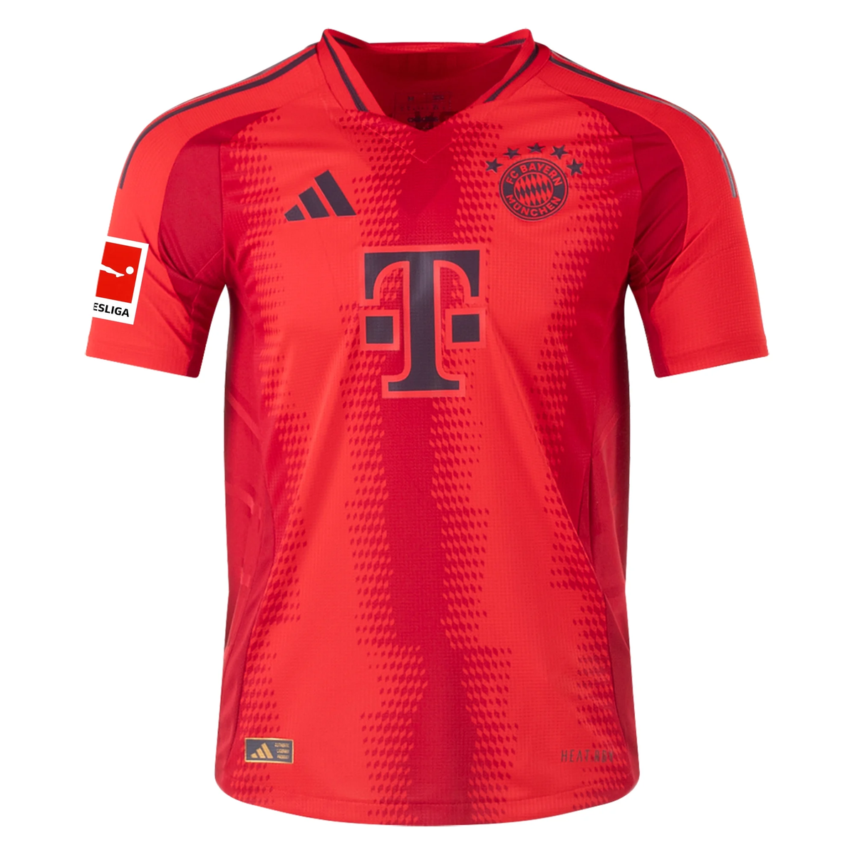 adidas Bayern Munich Authentic Home Jersey w/ Bundesliga Patch 24/25 (Red)