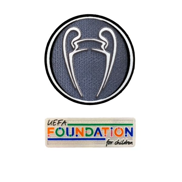 Manchester City Champions League Champion Patch Set