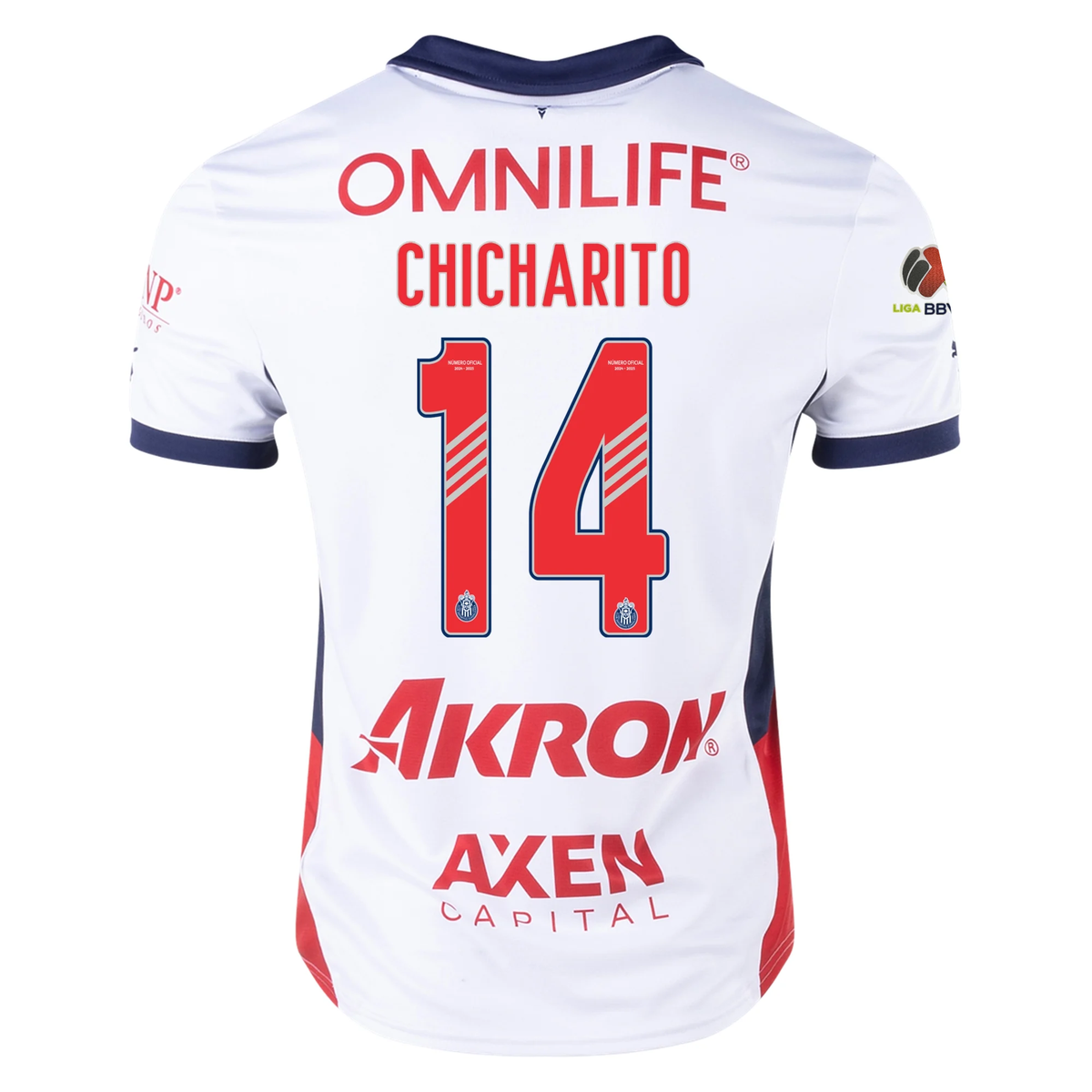 Puma Chivas Chicharito Away Jersey w/ Liga MX Patch 24/25 (Puma White)