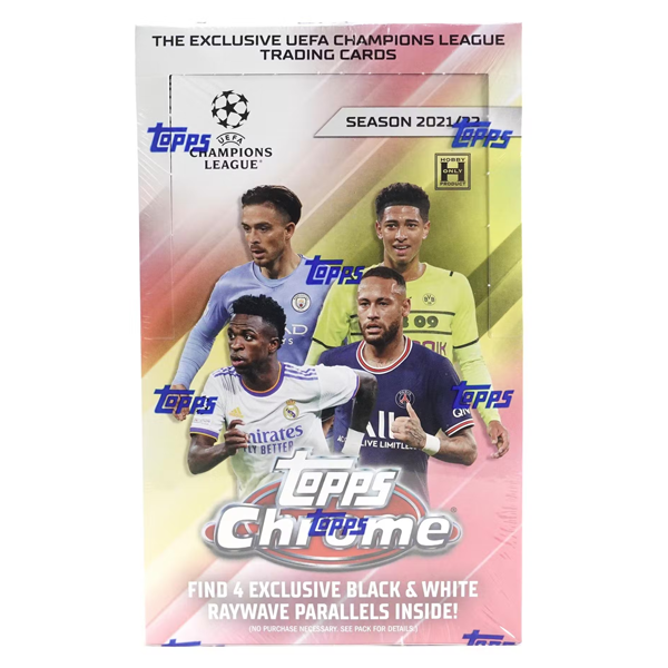 Topps Chrome Champions League Trading Card Box (16 Packs)