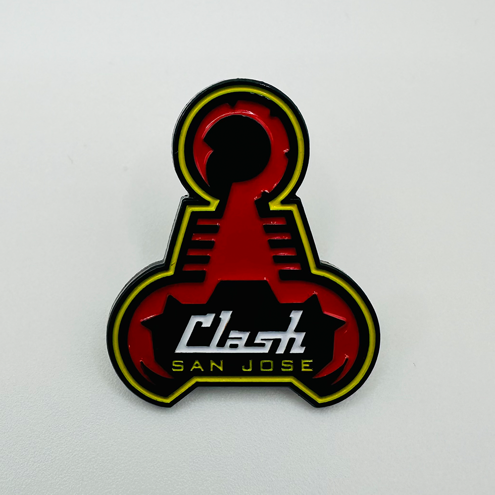 San Jose Clash Retro Enamel Pin