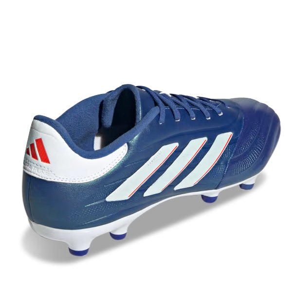 adidas Copa Pure II.3 Firm Ground Soccer Cleats (Lucid Blue/Cloud White)