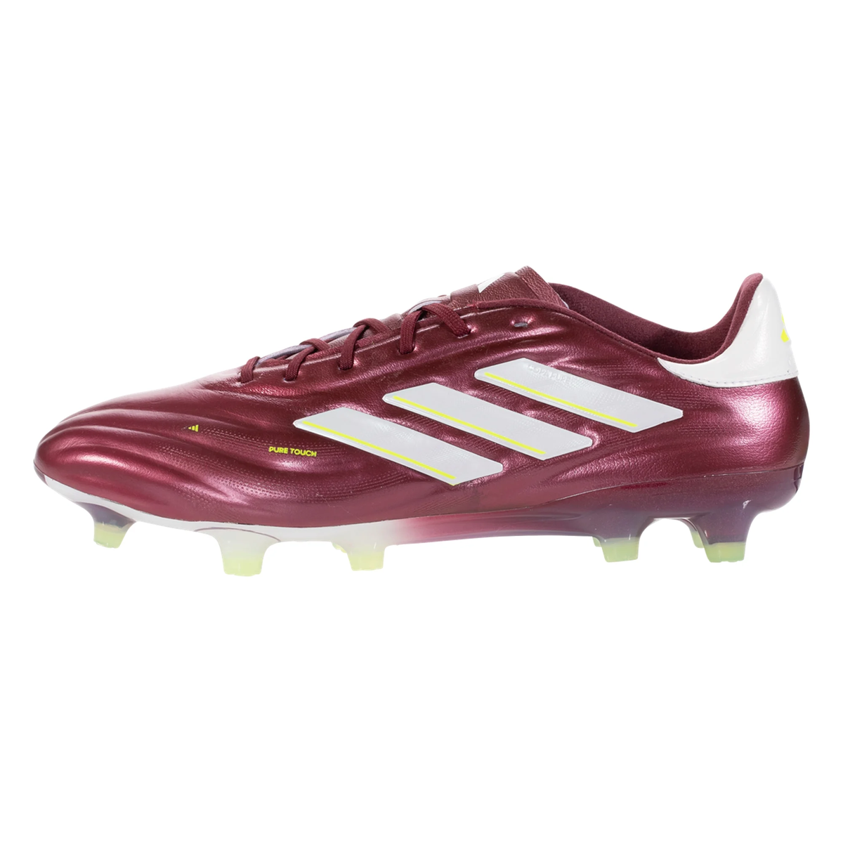 adidas Copa Pure 2 Elite FG Soccer Cleats (Shadow Red/White/Solar Yellow)