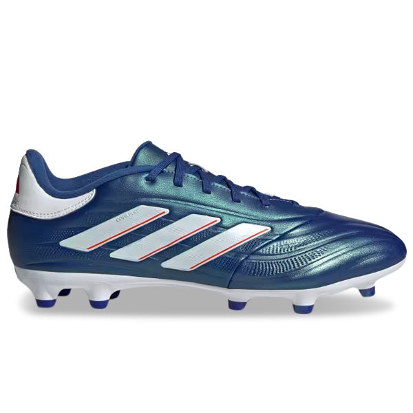 adidas Copa Pure II.3 Firm Ground Soccer Cleats (Lucid Blue/Cloud White)