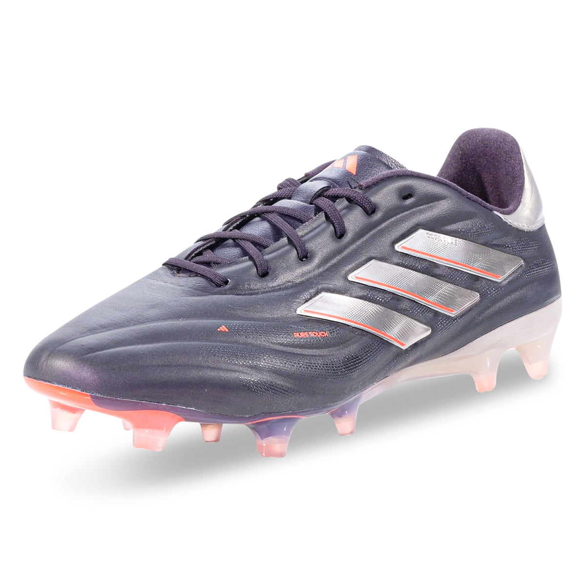 adidas Copa Pure 2 Elite FG Soccer Cleats (Platinum/Metallic/Turbo)