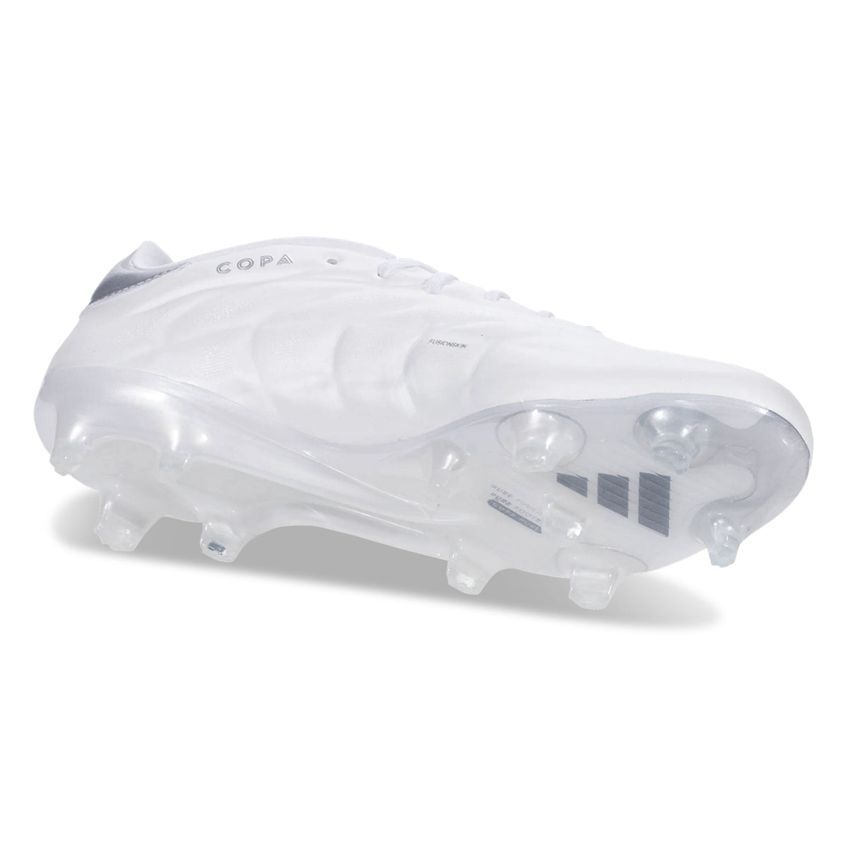 adidas Copa Pure 2 Elite Firm Ground Soccer Cleats (White/Silver Metallic)