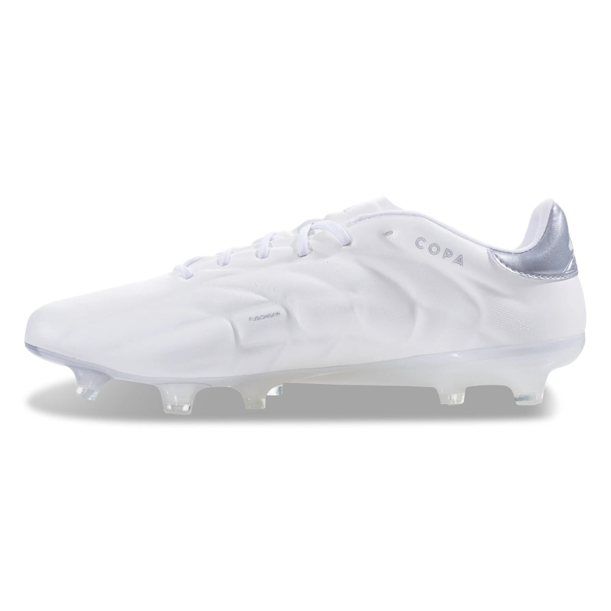 adidas Copa Pure 2 Elite Firm Ground Soccer Cleats (White/Silver Metallic)