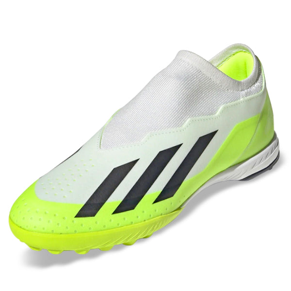 adidas X Crazyfast.3 LL Turf Soccer Shoes (White/Lucid Lemon)