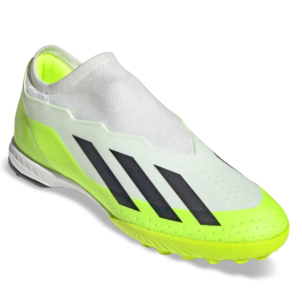 adidas X Crazyfast.3 LL Turf Soccer Shoes (White/Lucid Lemon)