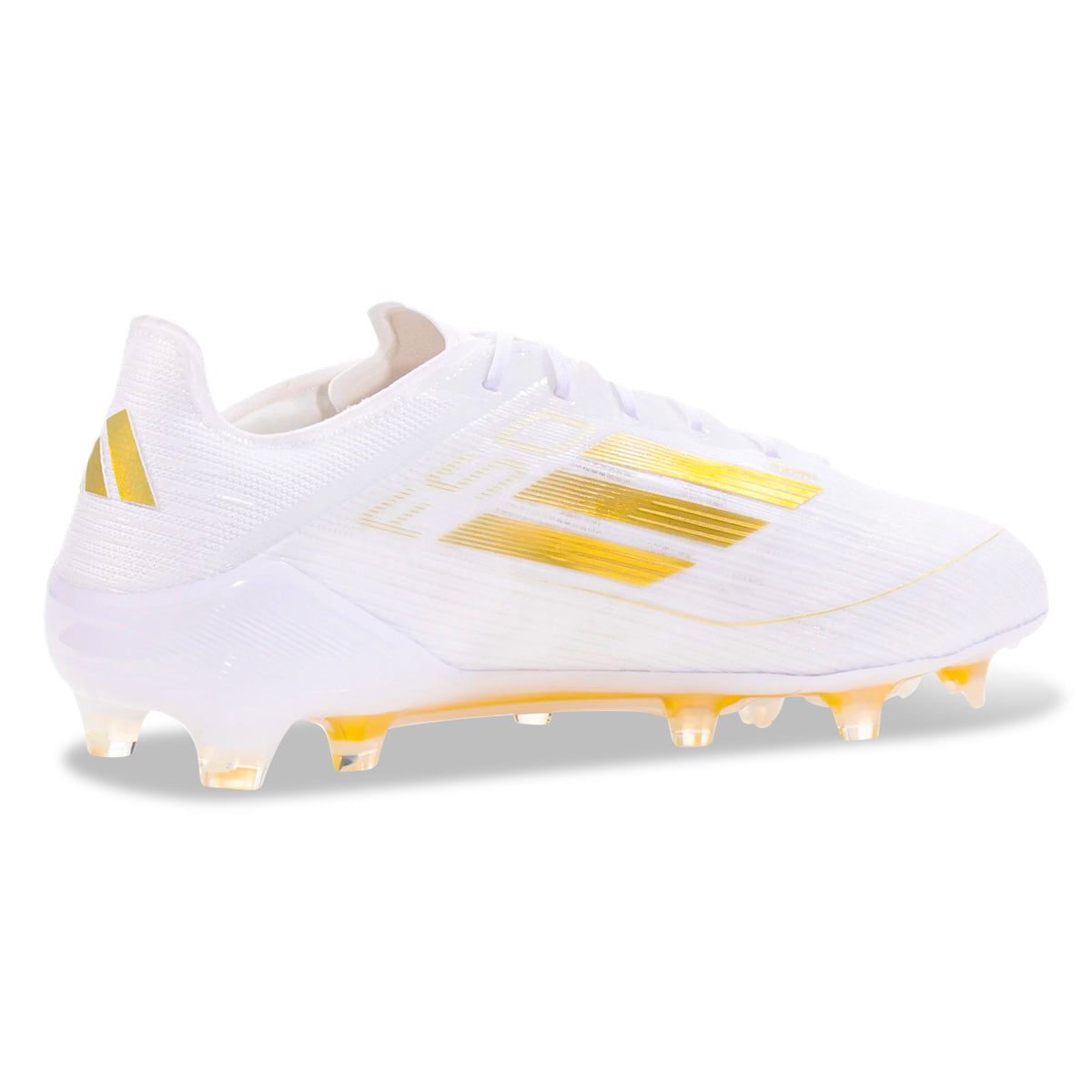 adidas F50 Elite FG Soccer Cleats (White/Metallic Gold)